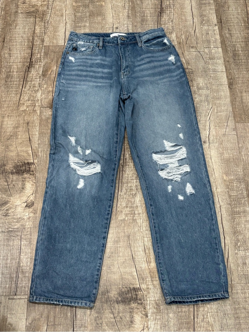 Barrel Jeans High Waist Loose Fit Size 9 Oversized Denim